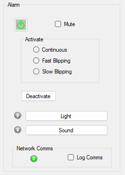 Alarm controls