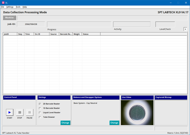 Data Collection Processing Mode 9