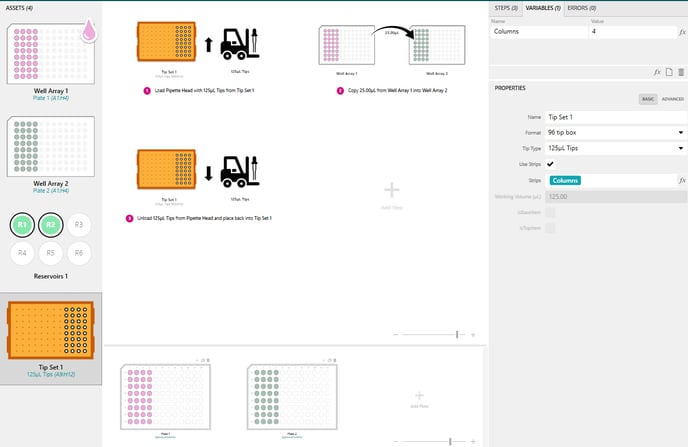 Design variables tips