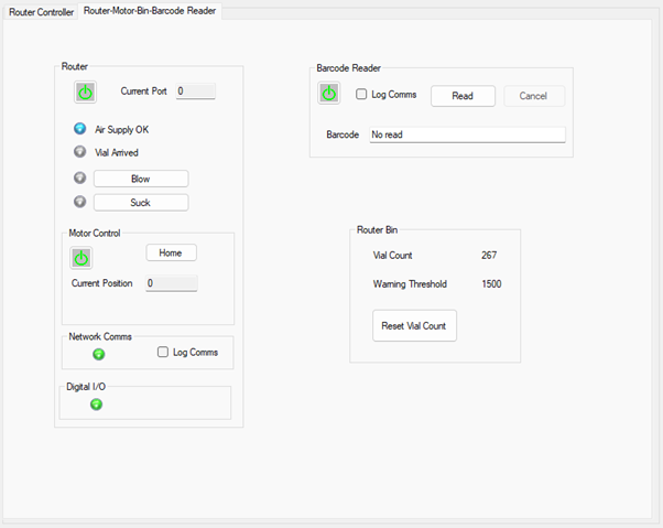 Lab2lab director: user interface - 6.2 System page