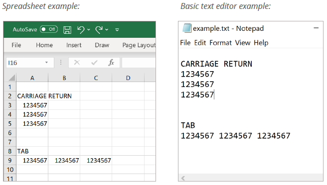 Scan+ carriage return