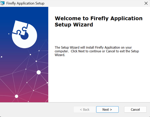 Installation - 2.3 Installing firefly software (standalone)