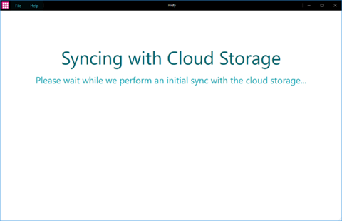 cloud storage syncing