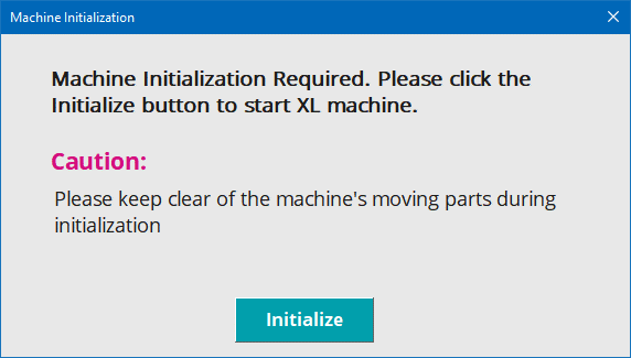 initialize