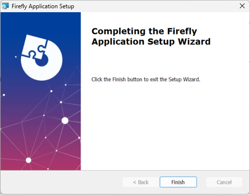 Firey Software Tutorial Installation - 2.3 Installing firefly software (standalone)